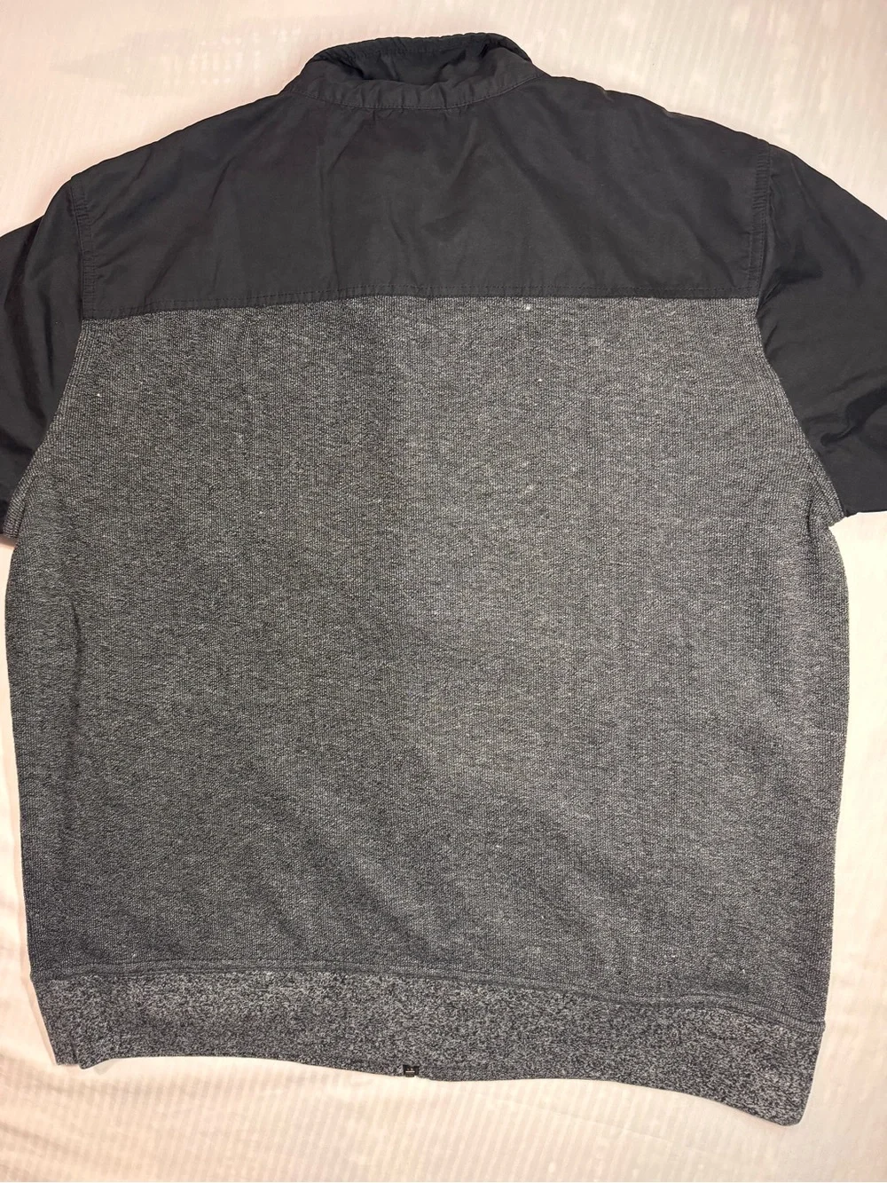 Banana Republic Two-Tone Charcoal & Dark Grey Zip Jacket